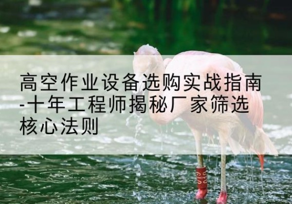 孝南剪叉式升降机厂家-高空作业设备选购实战指南-十年工程师揭秘厂家筛选核心法则
